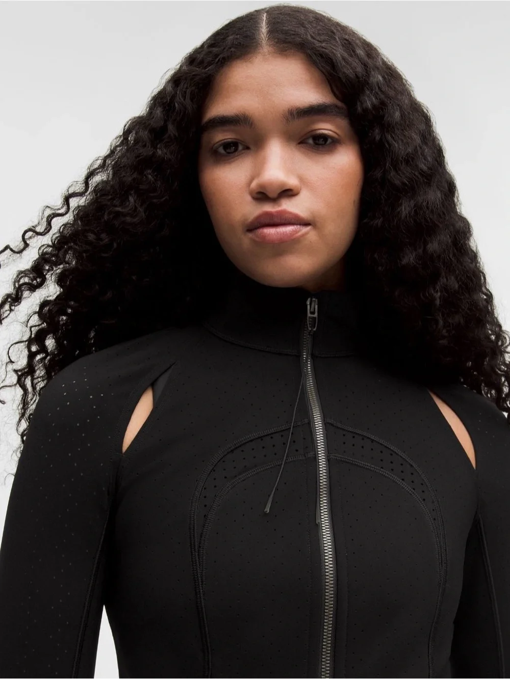 Lululemon Women Perforated Define Jacket *SLNSH, Black, Size 4